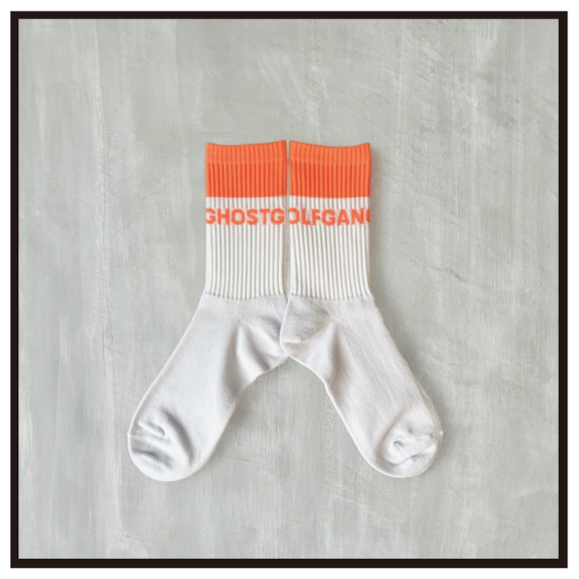 TAG SOCKS (NEON ORANGE)