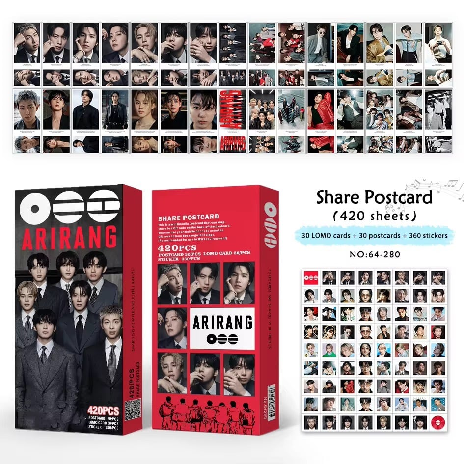 BTS レーザー フォトカード 50枚セット | KPOWER