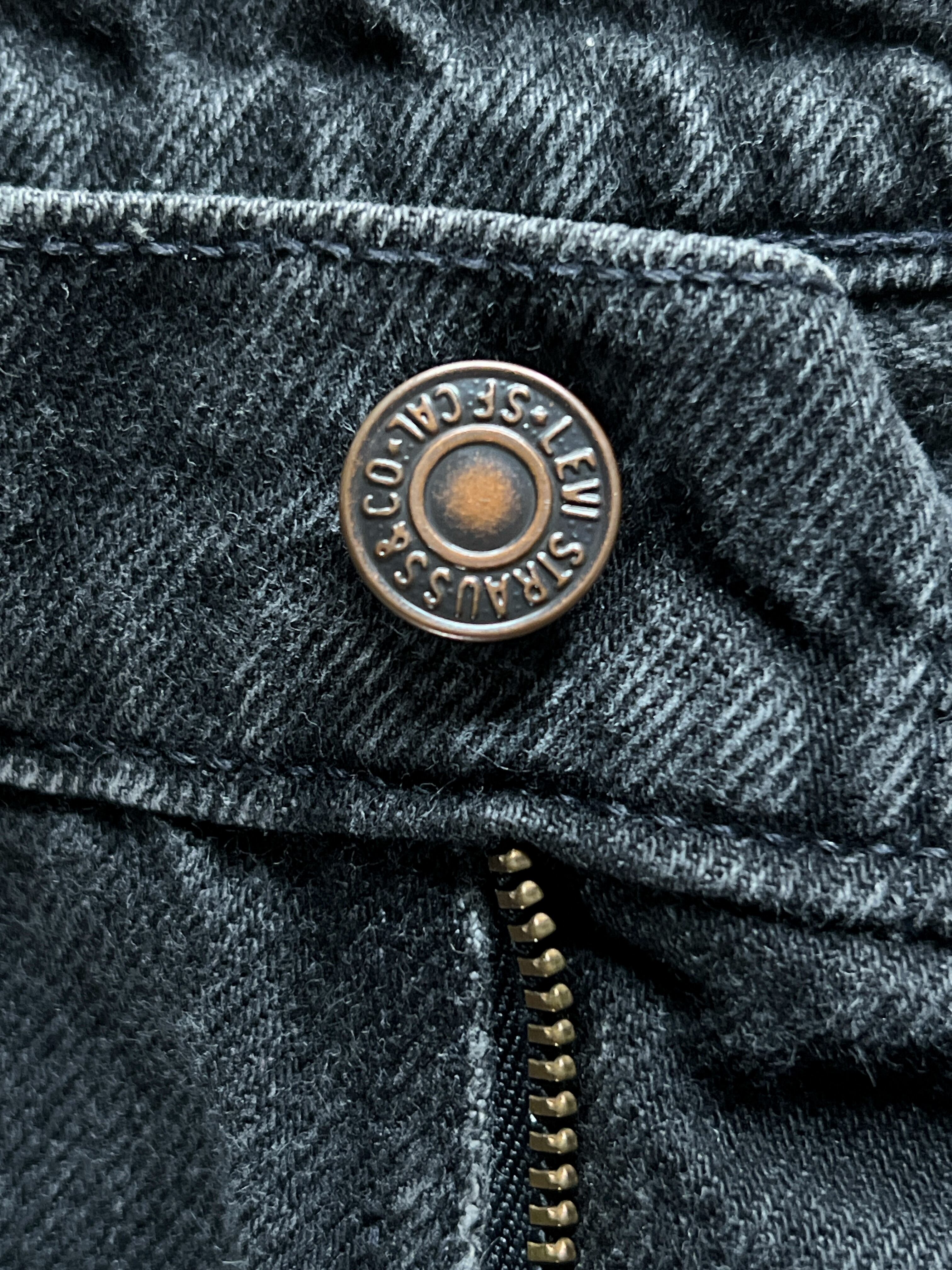 90's Levi's 550 ブラックデニムパンツ 実寸(32x31) USA製