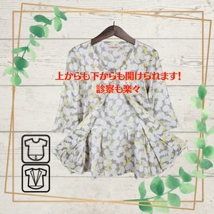 Chiaretta　ユニバーサルファッション【プリントペプラムチュニック】OT14003