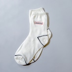 michirico刺繍 socks     Ivory / S, M, Lsize