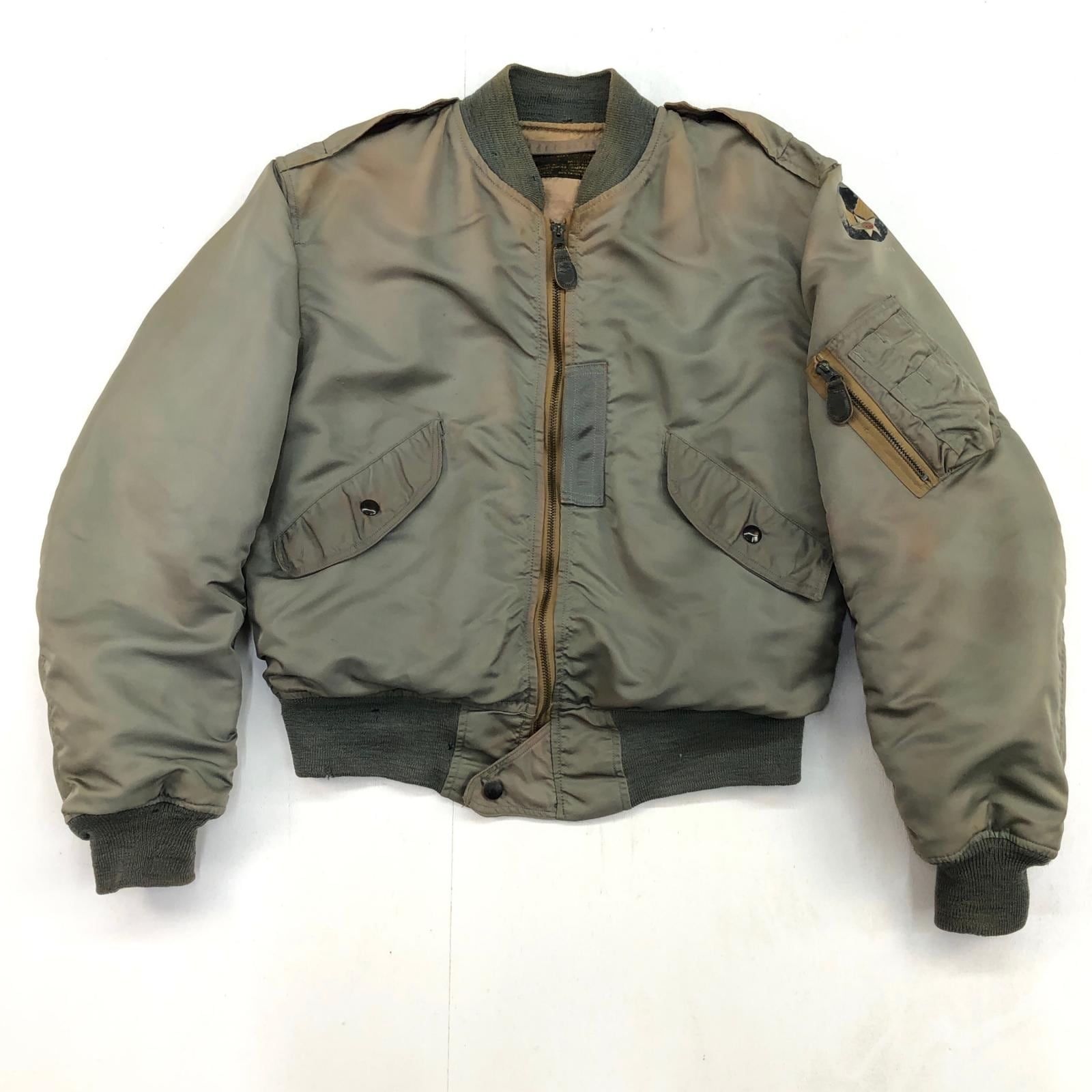 最終値下げ！U.S. AIR FORCE L2-B フライトジャケット 60's U.S. AIR FORCE L2-B MIL-J-7448F フライトジャケット 表記(LARGE