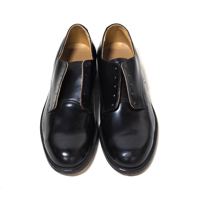 【NOS】70's U.S.NAVY oxford leather service shoes 9R GENESCO /デッドストック アメリカ軍 レザー サービスシューズ