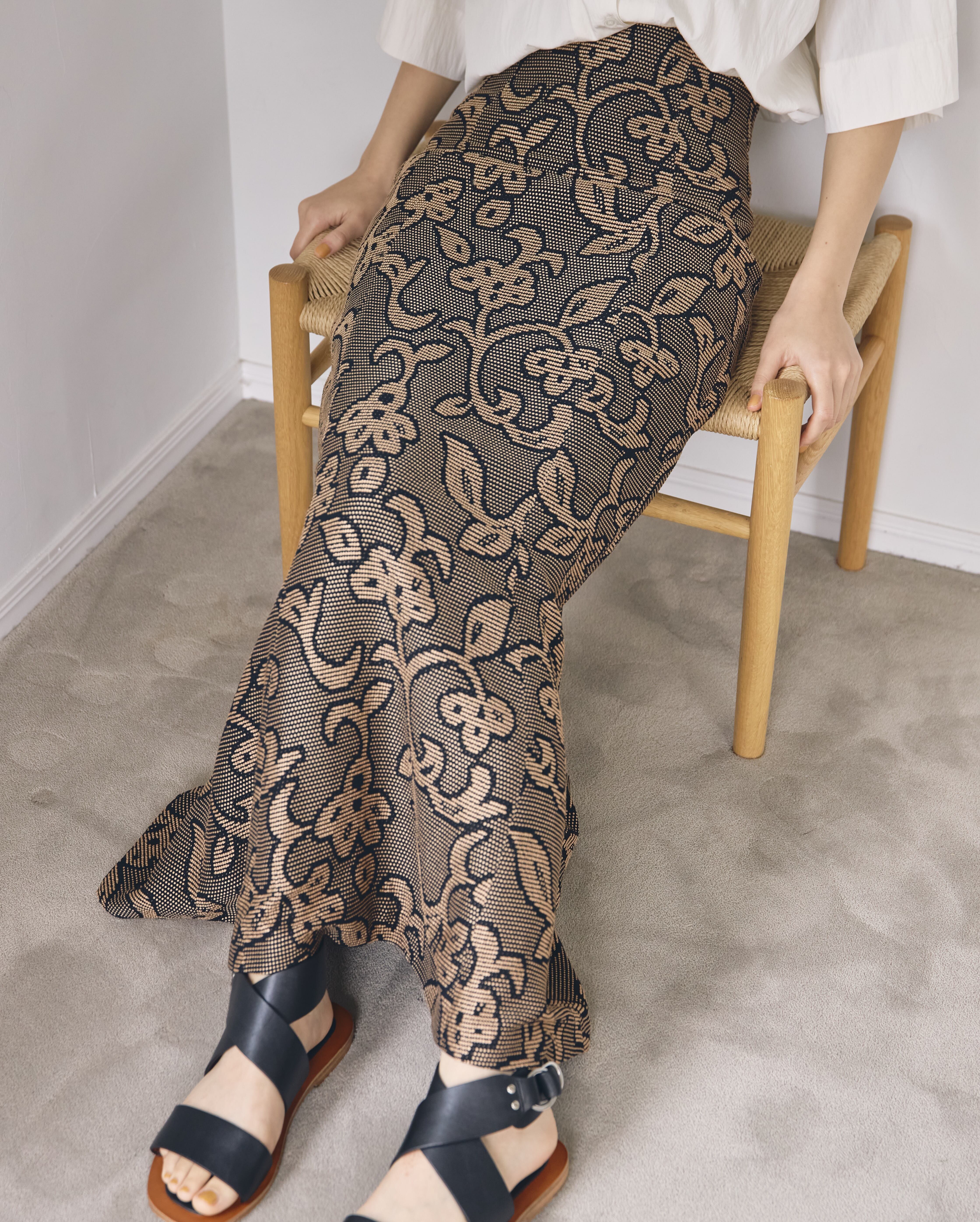 H11228 TODAYFUL ジャガード ペンシルスカート | unimac.az