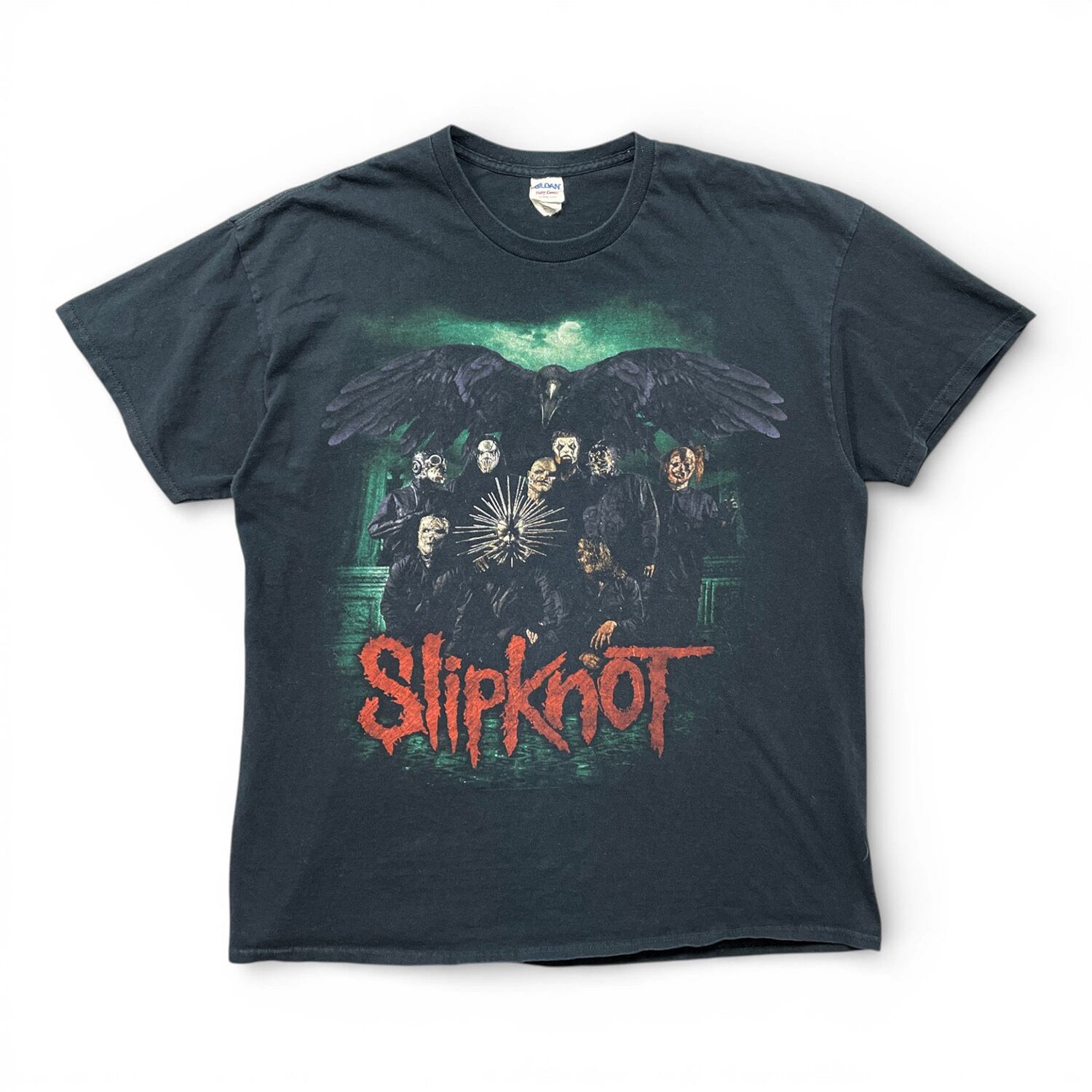 スリップノット 2015ツアー ミクスチャー ロックTシャツ バンドTシャツ USA 古着 Slipknot スリップノット 2015ツアー ミクスチャー ロックT