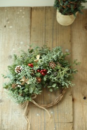 half wreathe  Xmas