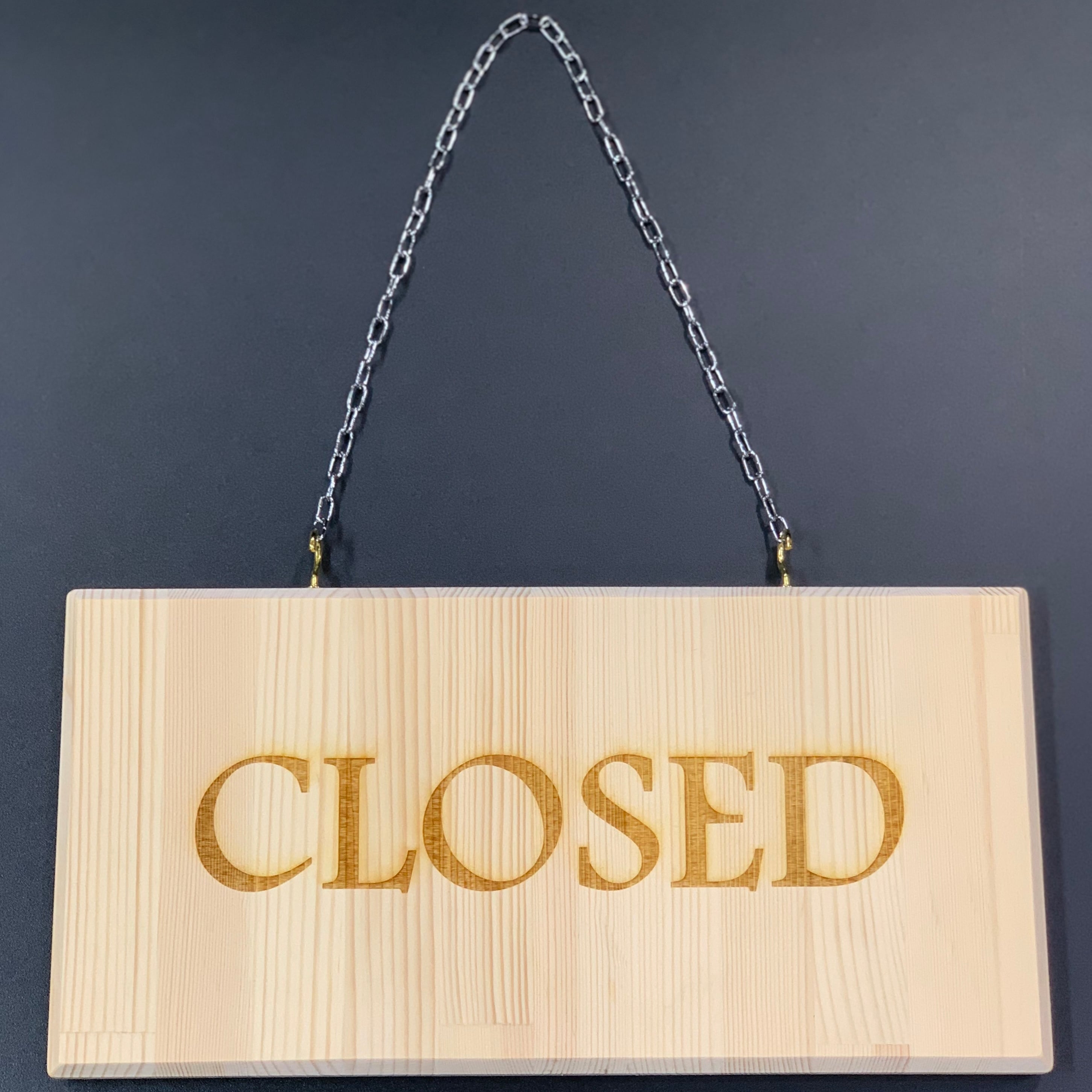 木製看板 OPEN / CLOSED 【オーダー可】 | S COLOR