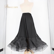 社交ダンス 衣装 スタンダード スカート パニエ ペチコート レッスンウェア 無地 ICHIOKU イチオク ブラック系 黒 シンプル 差し色 上品 スカート丈 約83cm ウエストゴム 伸縮性 ポリエステル ポリウレタン ドレス 装飾 ステージ 衣装 お洒落 パーティー レディース 用途 多様 シンプルデザイン ふんわり フレア 貼付き 便利 着回し 仕立てやすい