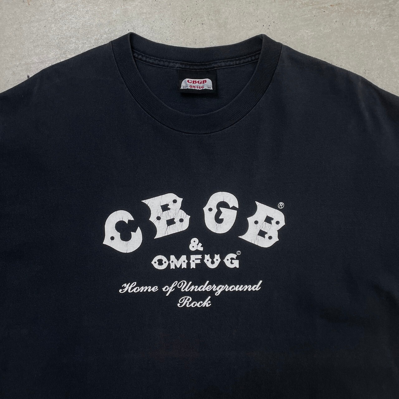 00年代 CBGB OMFUG ライブハウス プリントTシャツ メンズXL相当 古着 