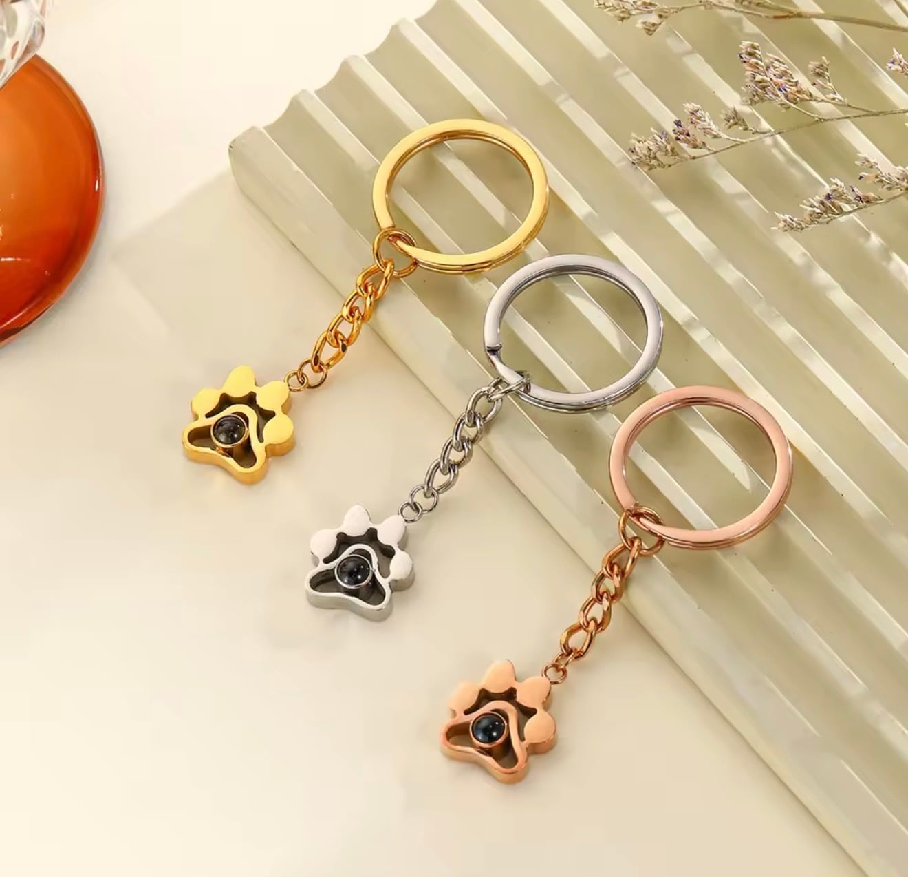 確認ページ♡キーホルダー 写真入れキーホルダー♡ | Pet Heart