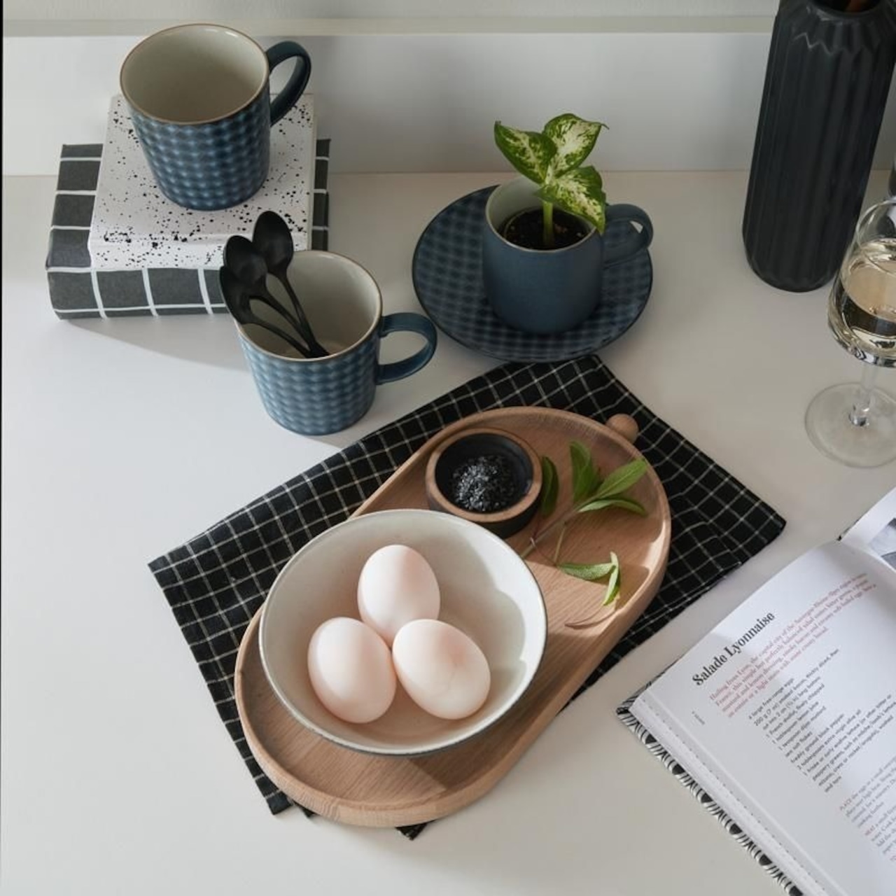 Denby インプレッション スモールプレート チャコール