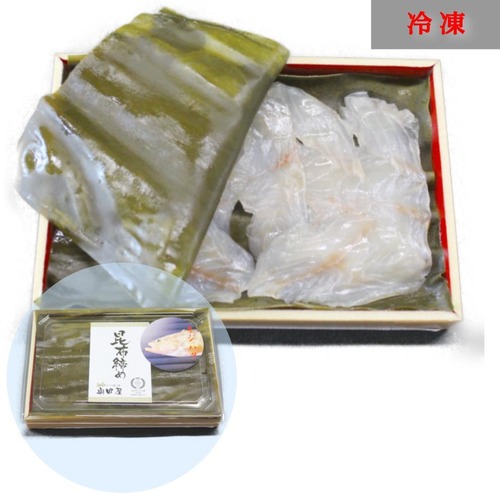キジハタ昆布締め［アコウ］【冷凍品：全国配送可】
