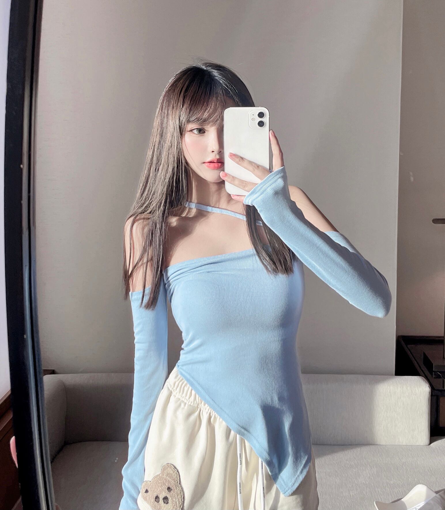 Tシャツ サマーブラックショートトップス ロング 夏物 ブラックストロベリース93803361039