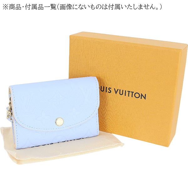 New LOUIS VUITTON ルイヴィトン ポルトモネ・ロザリ モノグラムアン