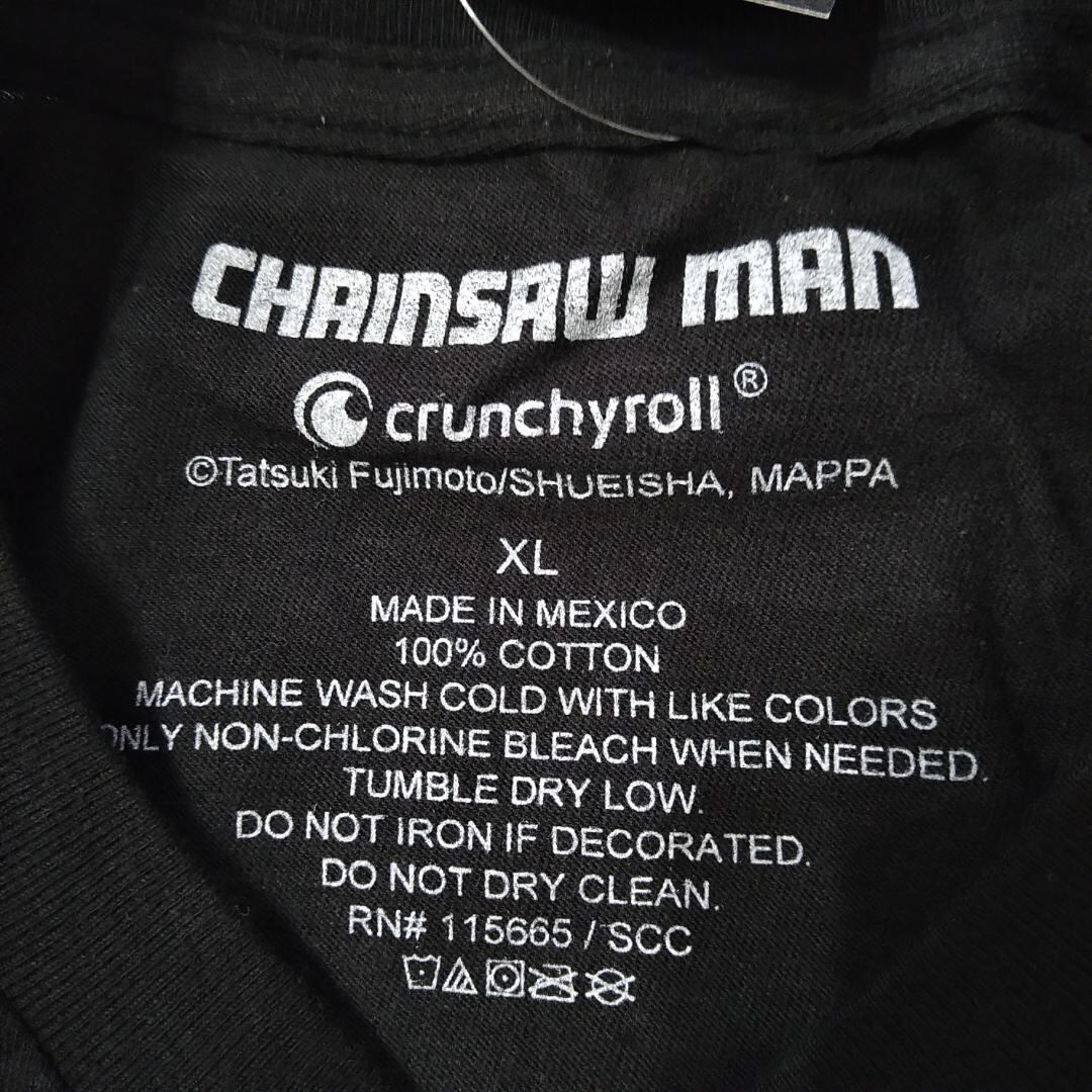 ONE MADE チェンソーマン Tシャツ　ブラック チェンソーマン Tシャツ [チェンソーマン] | キャラクター公式