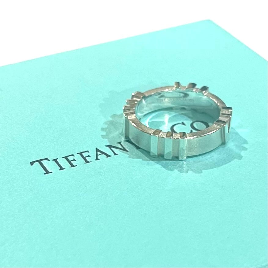 TIFFANY&CO.】2204 アトラスリング指輪 2006年限定／7.5号／シルバー