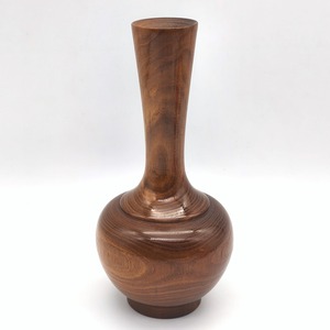 木製花器・槐(えんじゅ)・フラワーベース・一輪挿し・北海道・伝統工芸・No.260401-08・梱包サイズ60