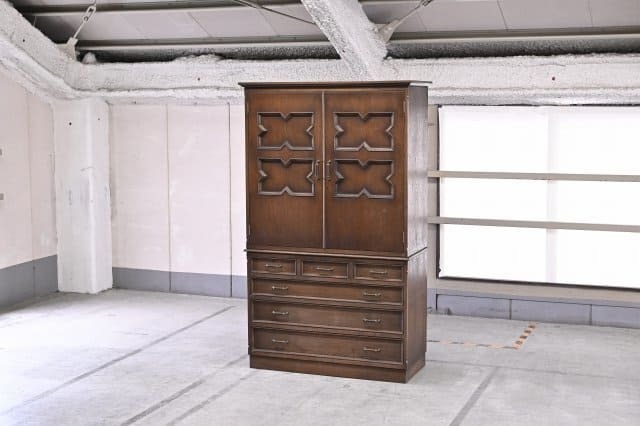 永田良介商店 70万 オーク材 着物箪笥 チェスト タンス 引き出し ビンテージ レトロ 和家具 収納 箪笥 ミドルサイズ 神戸家具【中古家具/中古インテリア/USED家具ユーズド家具/リサイクル】