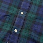 Brooks Brothers ブルックスブラザーズ REGENT NON-IRON チェック BD ボタンダウン 長袖シャツ XS/グリーン×ネイビー系 メンズ