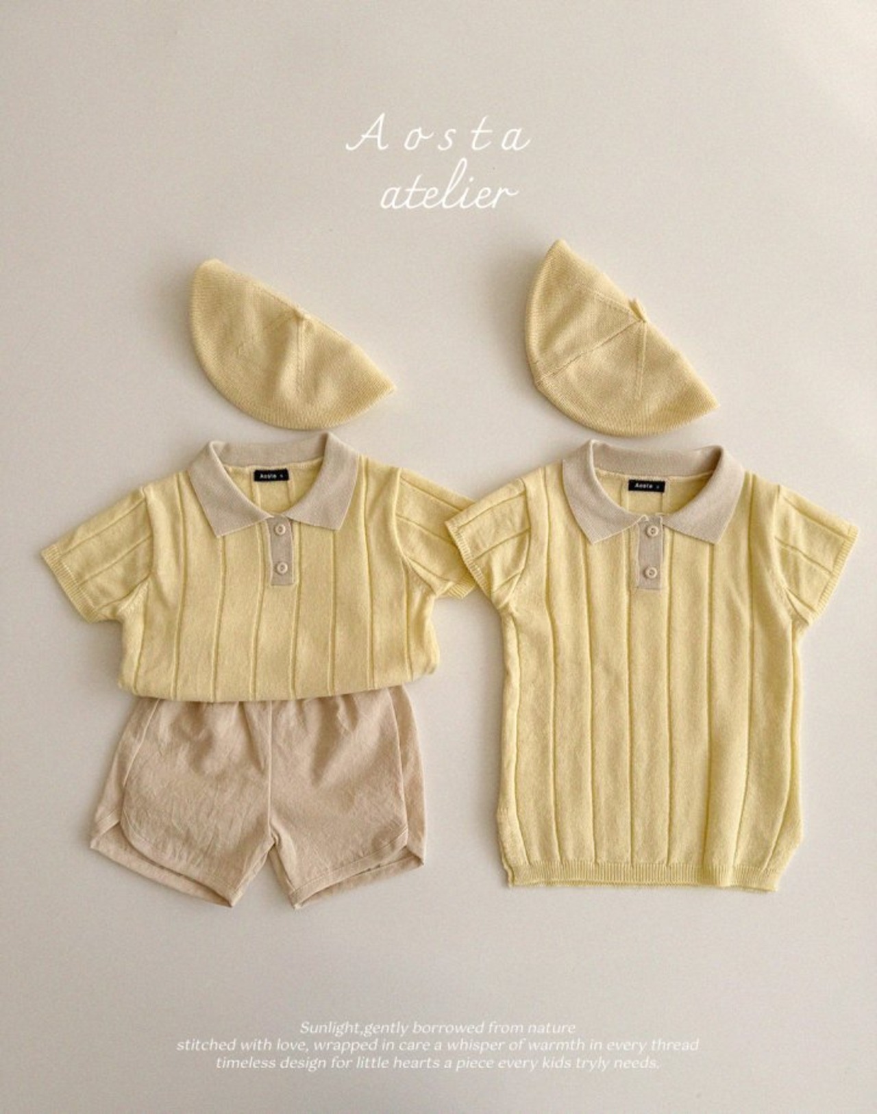 [Aosta] Knitwearcollar Dress / [아오스타] 니트카라원피스
