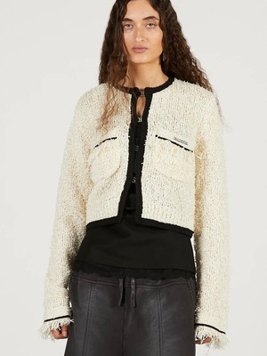 【26SS】PRANK PROJECT プランクプロジェクト / Front Charm Knit Jacket  / ニットジャケット