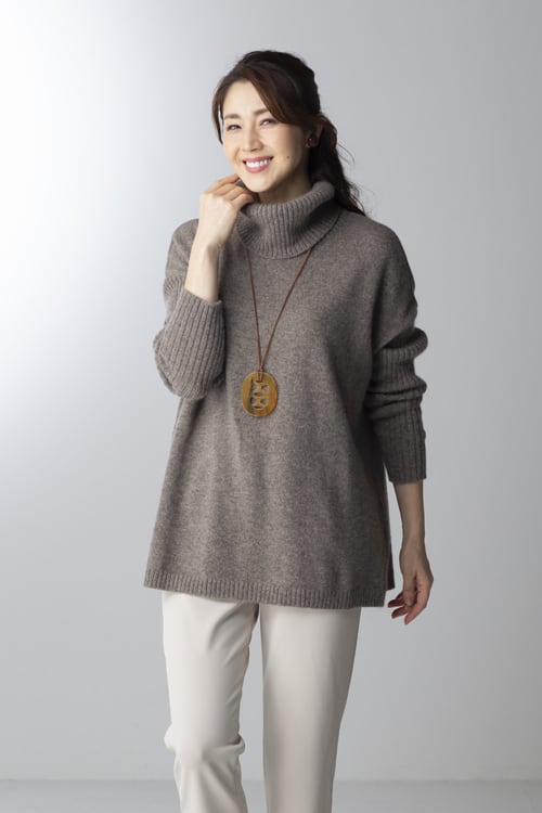 ヤク100%オフタートルプルオーバー