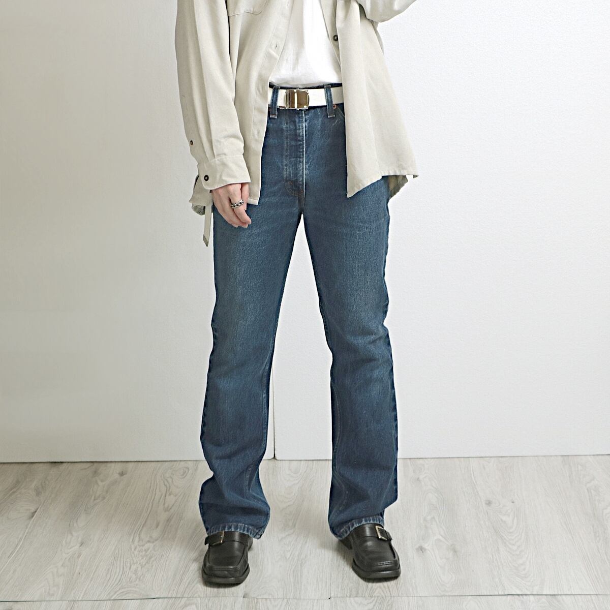 80-90s Levi's リーバイス 517 デニム パンツ ブーツカット オレンジ