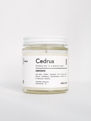 THE CONTENTS CO. | セルフケアにおすすめしたいボタニカルキャンドル - CEDRUS