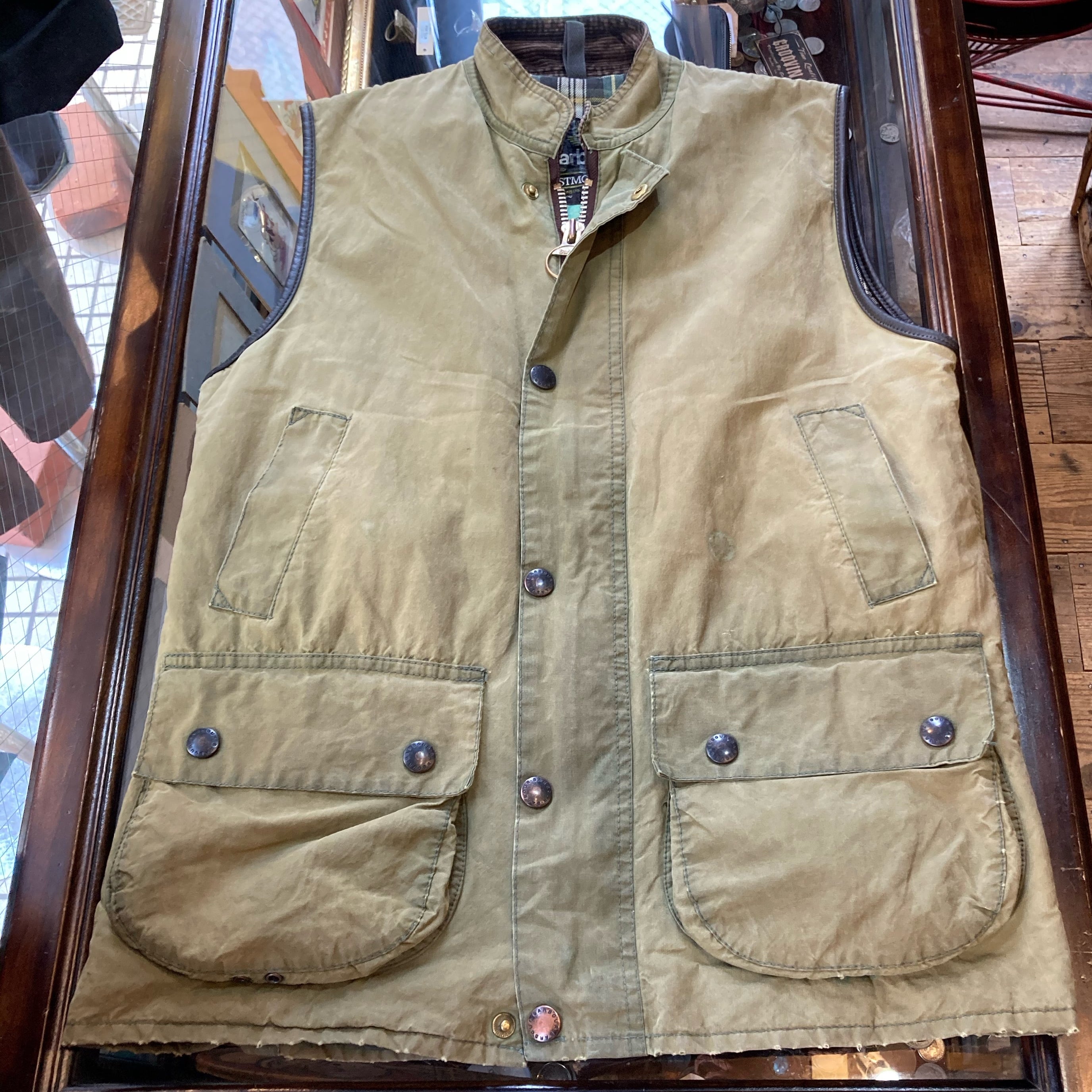 バブアー westmorland Barbour 旧 3ワラント オイルド ベスト | 旅する