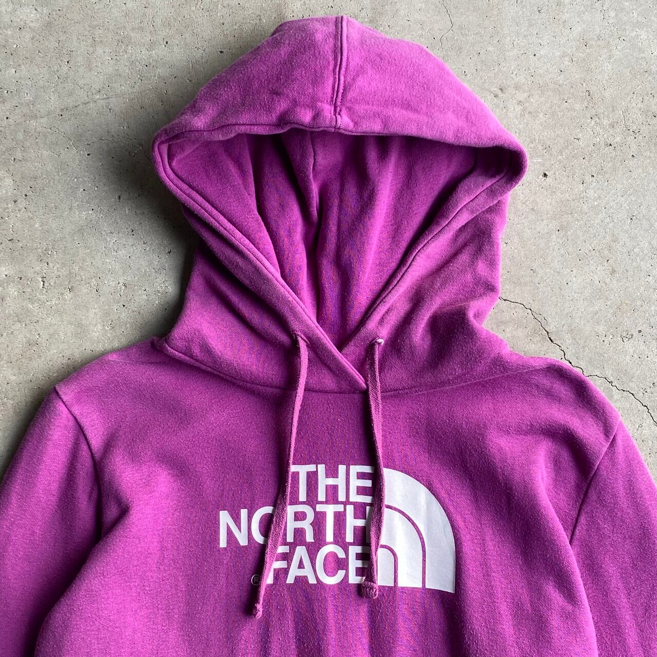 THE NORTH FACE パーカーladies ビッグロゴピンク