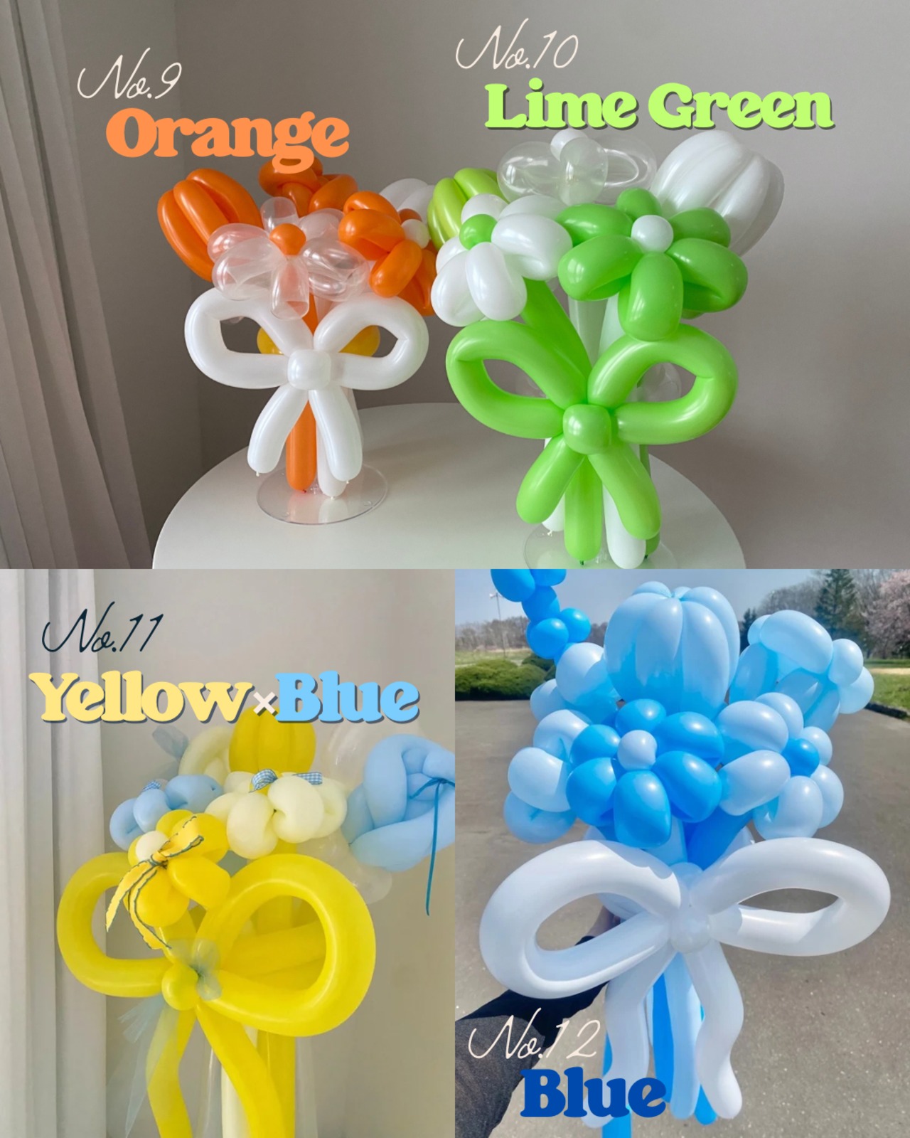 Color Select MENU▶花束バルーン7本【20❤︎Colors】 ¥4,900