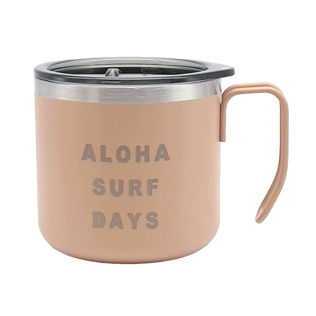 ステンレスマグカップ 蓋付 / HALEIWA HAPPY MARKET