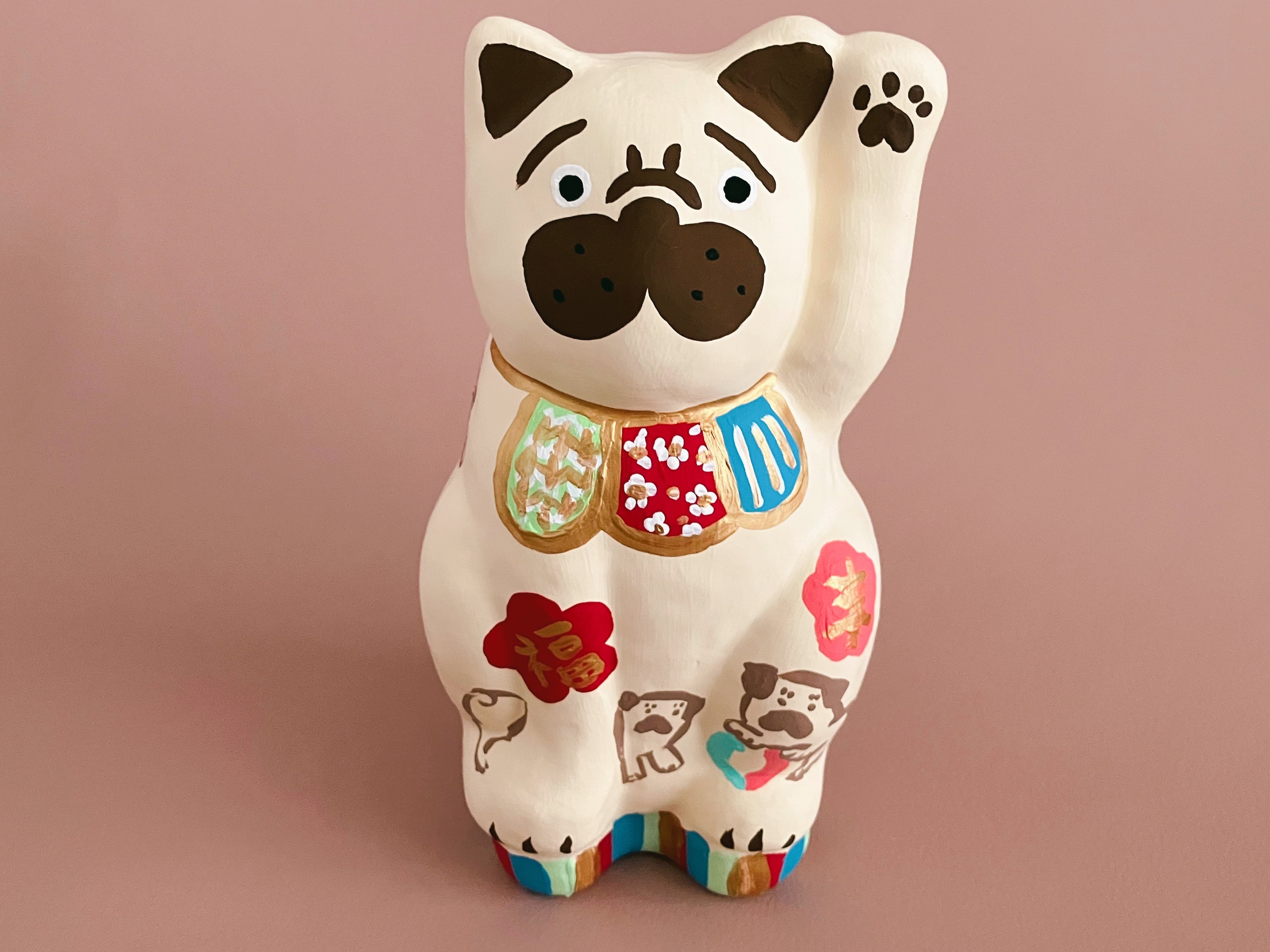 万事招福ノ石 開運招福招き猫 | 中空工房 - ケンエレファント