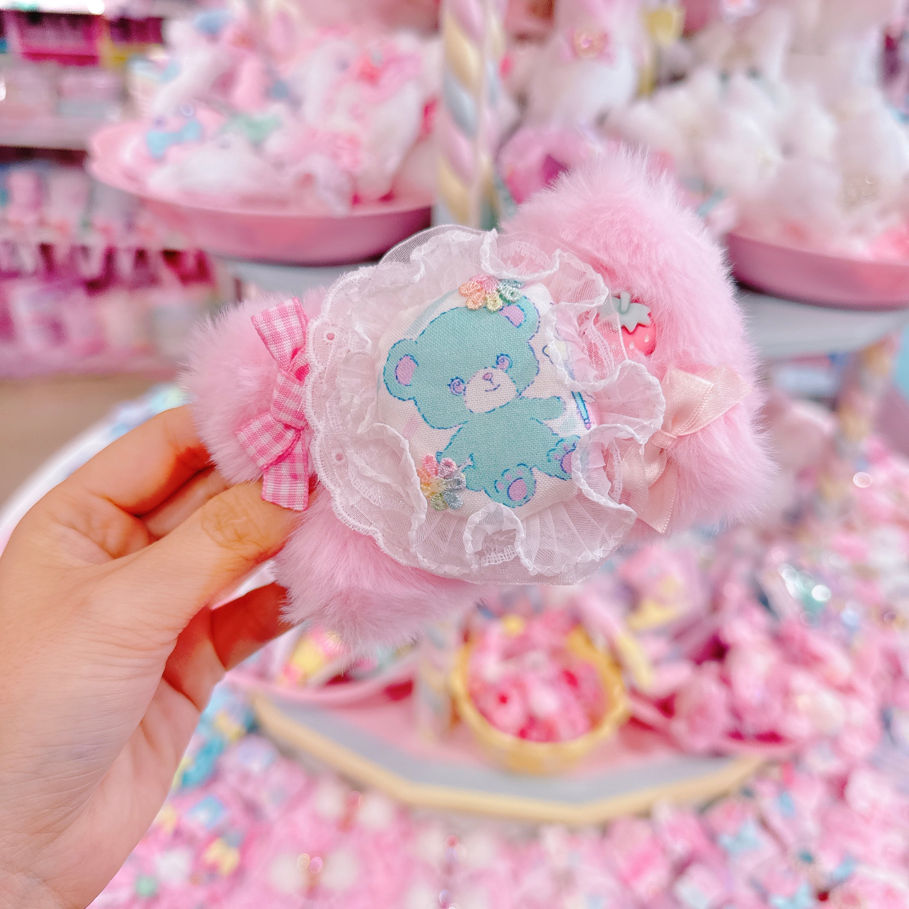 【C7】34-18ファーヘアゴム