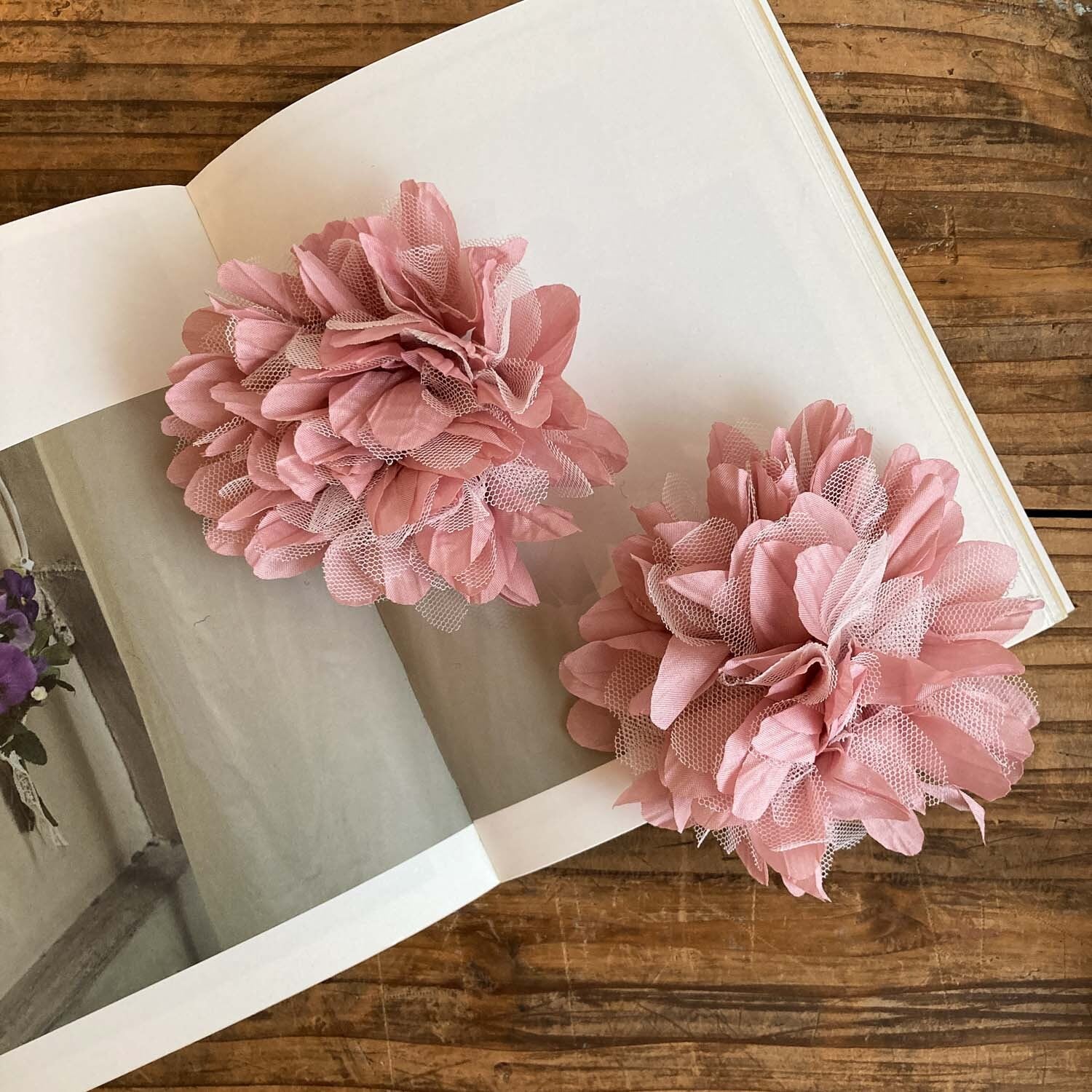 チュールミックス布花 | Dua-アクセサリーパーツショップ