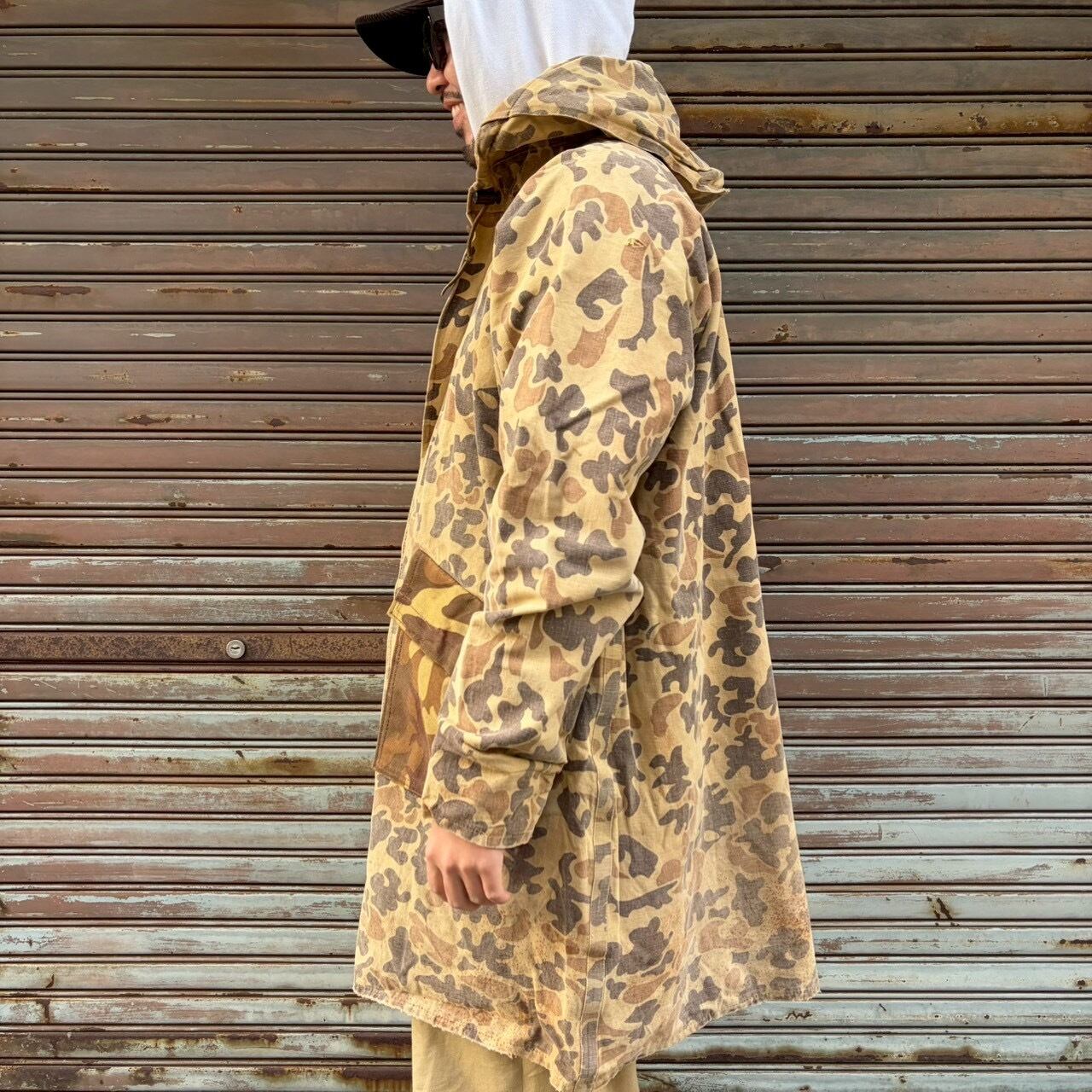 vintage converseカモフラコート70〜80's 80s USA製 Converse ハンティングジャケット ダックハンターカモ L