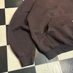 00s Carhartt プルオーバーパーカー フェードブラウン 刺繍ロゴ カーハート