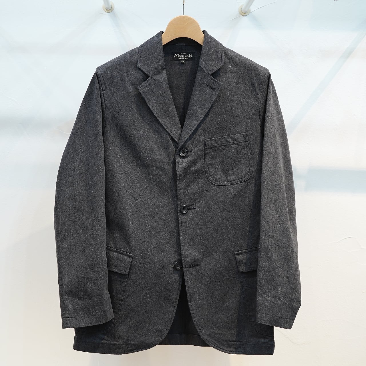 Workers（ワーカーズ） ラウンジジャケット 袖裏付き コットンサージ  