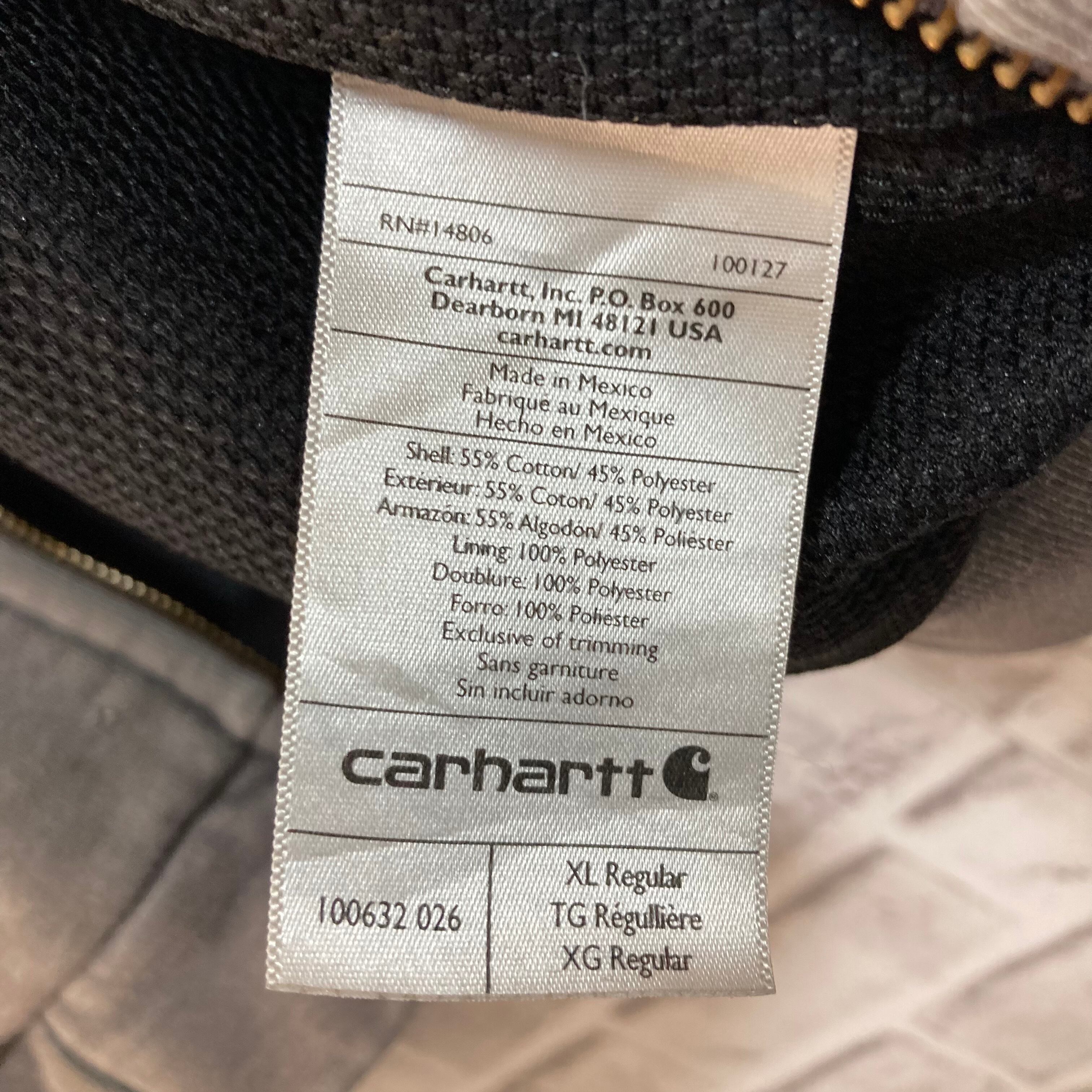 【USA】Carhartt zip parka rn14806 mexico