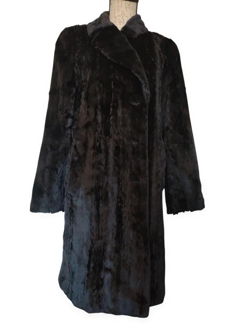 極美品▽MESSALA SAGA MINK サガミンク 本毛皮コート ダークブラウン