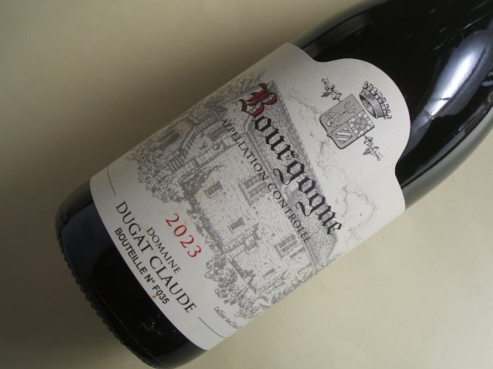 ブルゴーニュ 赤 2023年 クロード・デュガ