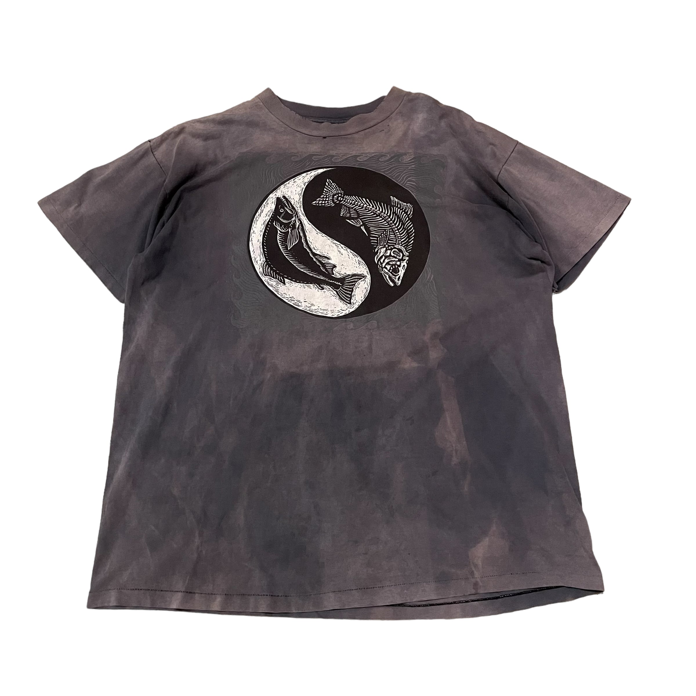 80s〜90s YIN YANG “陰陽“fish t-shirt | What