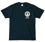 ASTRAX月面シティ・オリジナルTシャツ(ネイビー・つきころん)