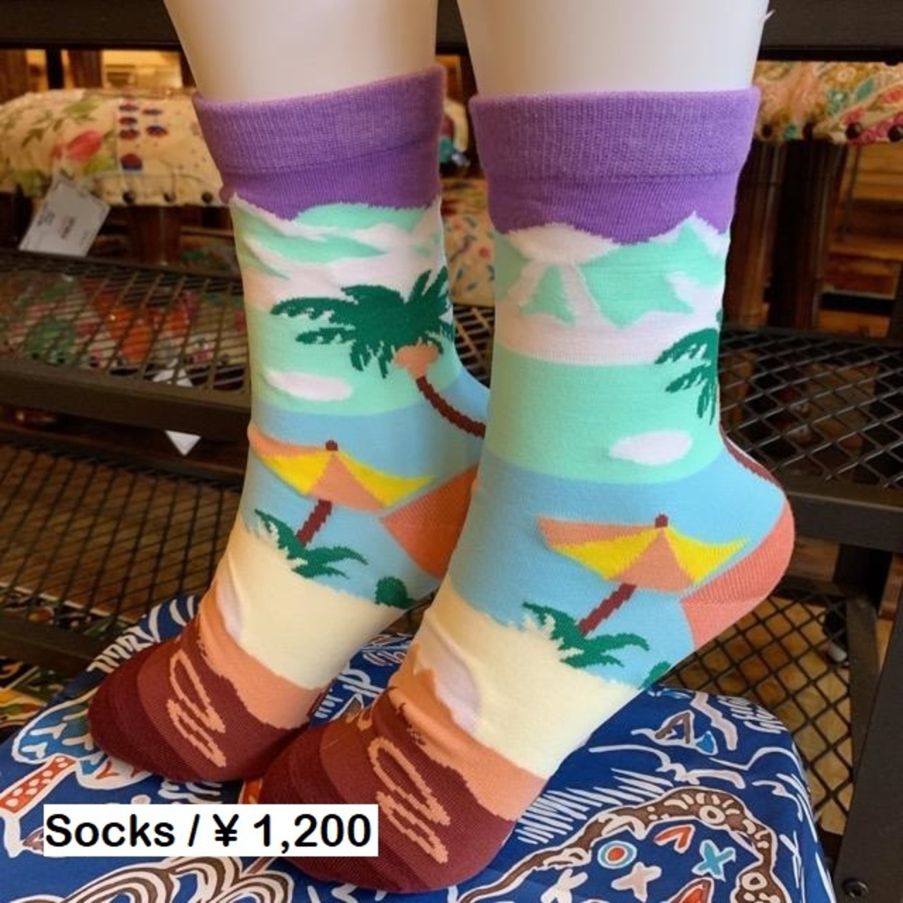 TOPANGA SOCKS  Lady's　　南の島ソックス