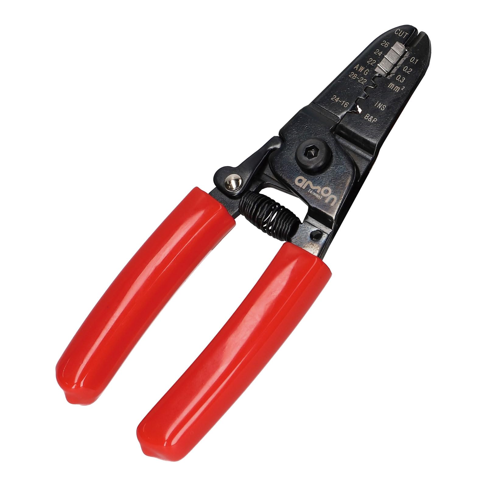 【新着特価】エーモン(amon) 細線用電工ペンチ 全長約160mm 配線コードの接続・分岐に ドラレコの電源取り出し 電装品の取り付け・配線作業 1431