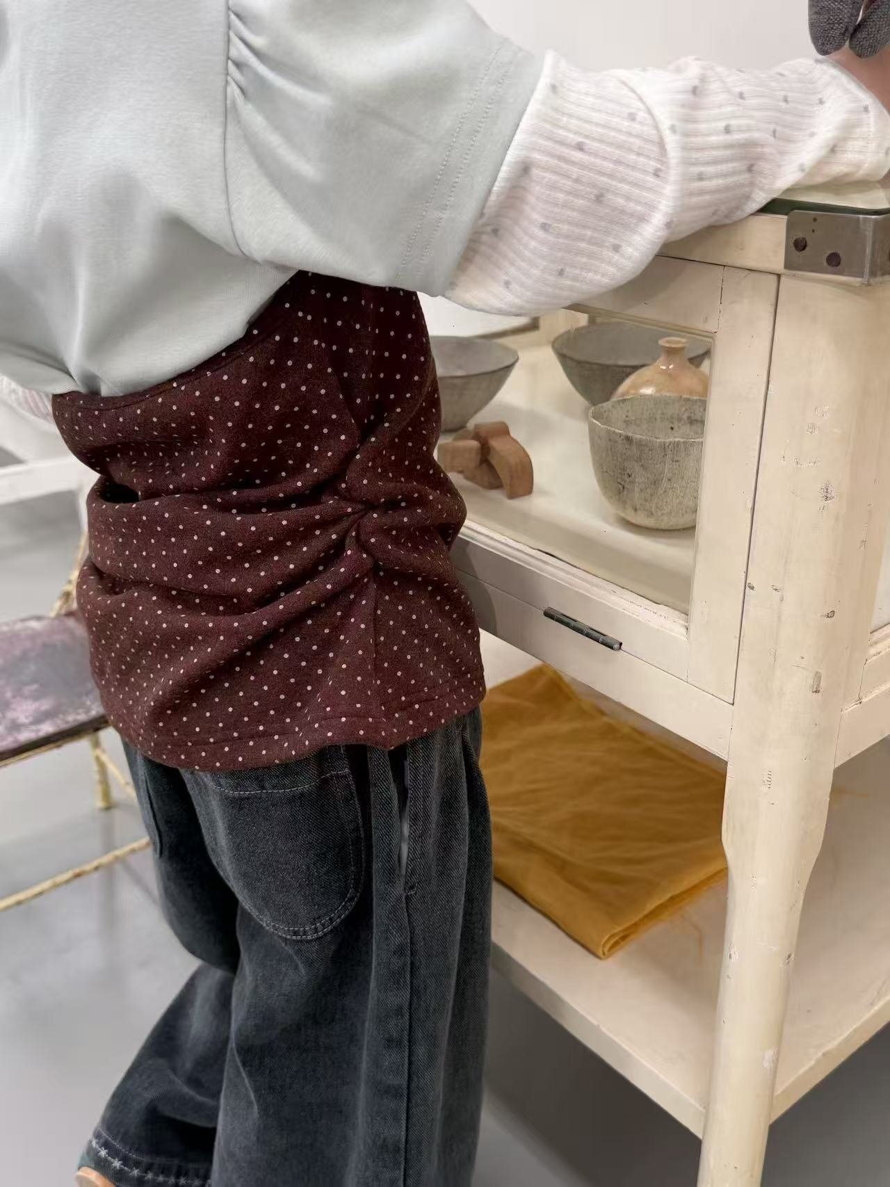 90［即納］pintuck wide pants 26autumn/ AIAI