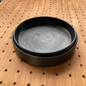 SANZOKU PRODUCTS　S-PLATE　サンゾクプロダクツ　スタッキングできる木のお皿セット　藍染