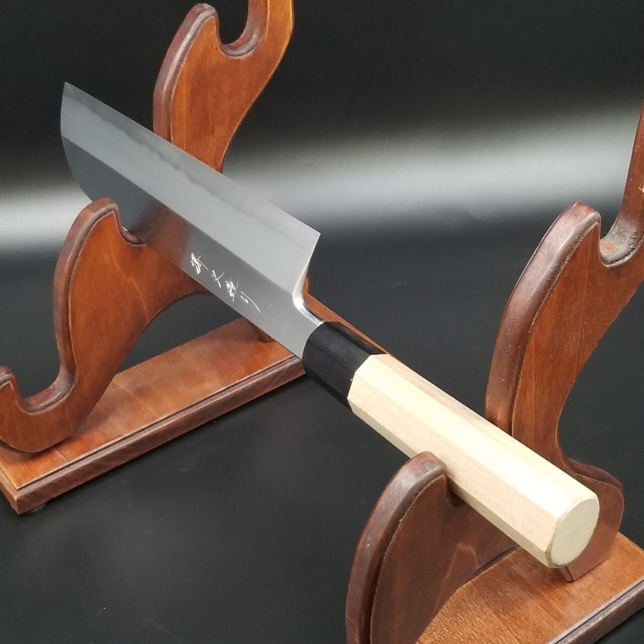 青二鋼鎌薄刃包丁240㎜ 8寸