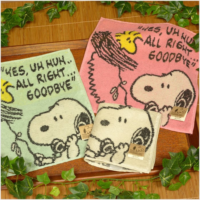 スヌーピー(SNOOPY) タオル ハンカチ Telephone サイズ／(約)25×25cm