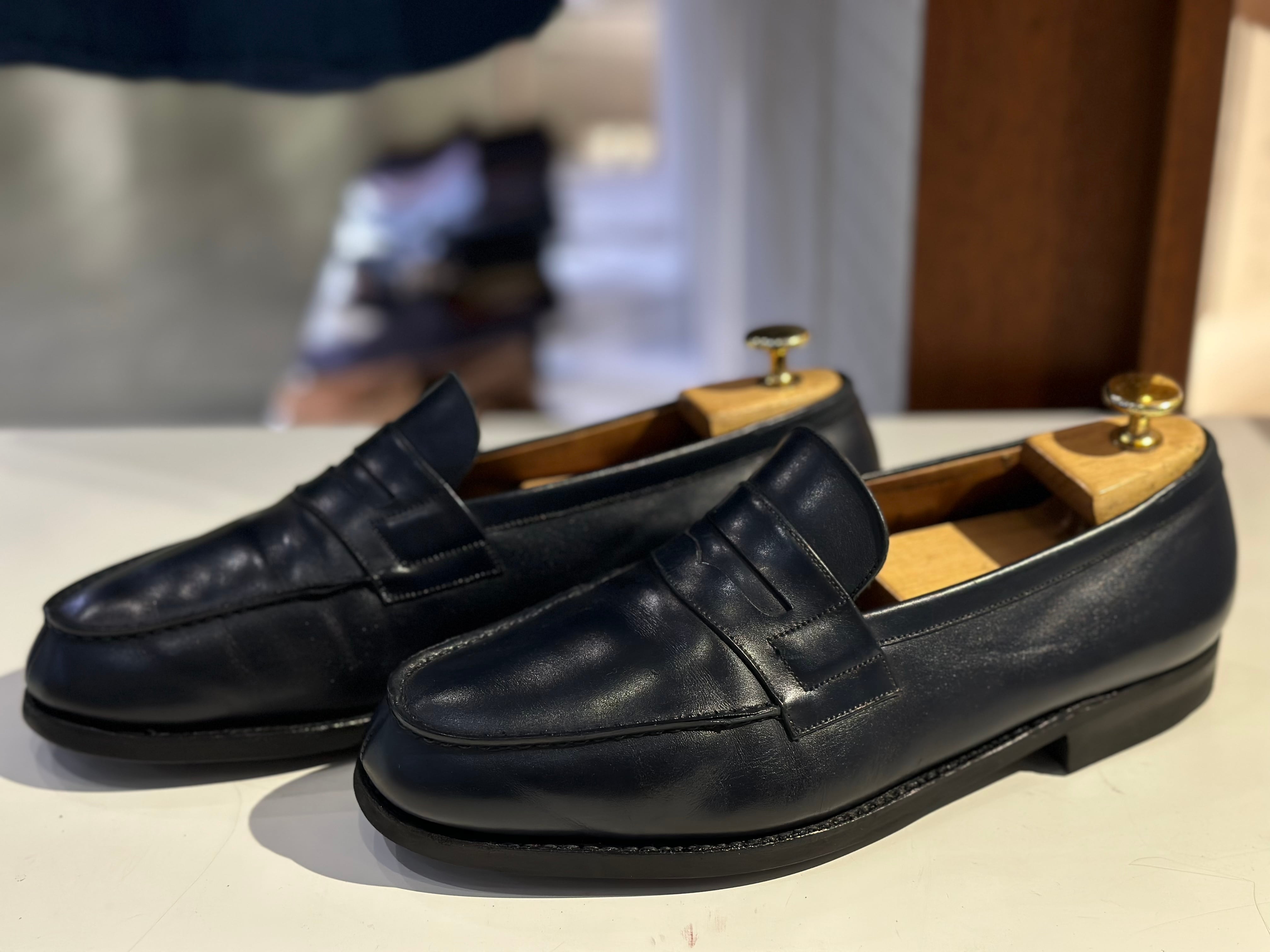 JM Weston 180 暗く シグネチャーローファー ブラック 6/D